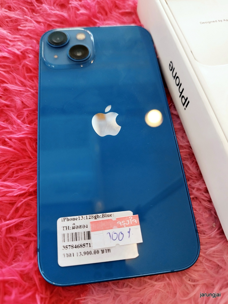 iphone 13 128gb th blue มือสอง ไอโฟนศรีสะเกษ