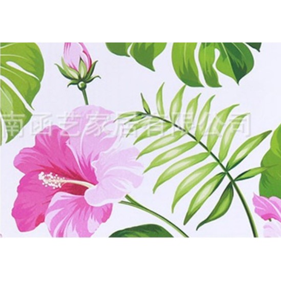 วอลเปเปอร์ติดผนัง มีกาวในตัว ลายดอกไม้ ติดได้ด้วยตัวเอง ยาว 9.5-10 เมตร