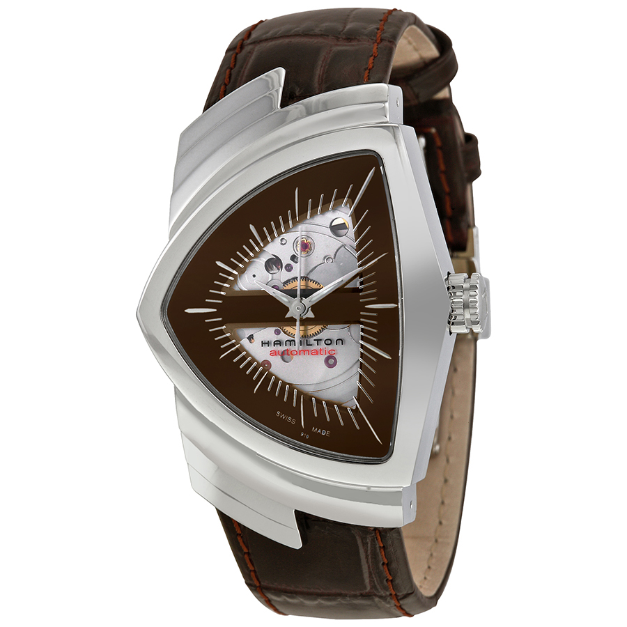 Hamilton H24515591 นาฬิกาผู้ชาย Hamilton รุ่น H24515591, Ventura Automatic Skeleton Men's Watch