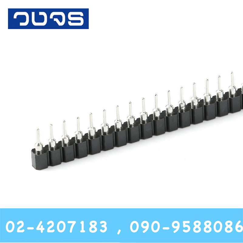 Pin Header 1x40 single row round female pitch 2.54 mm