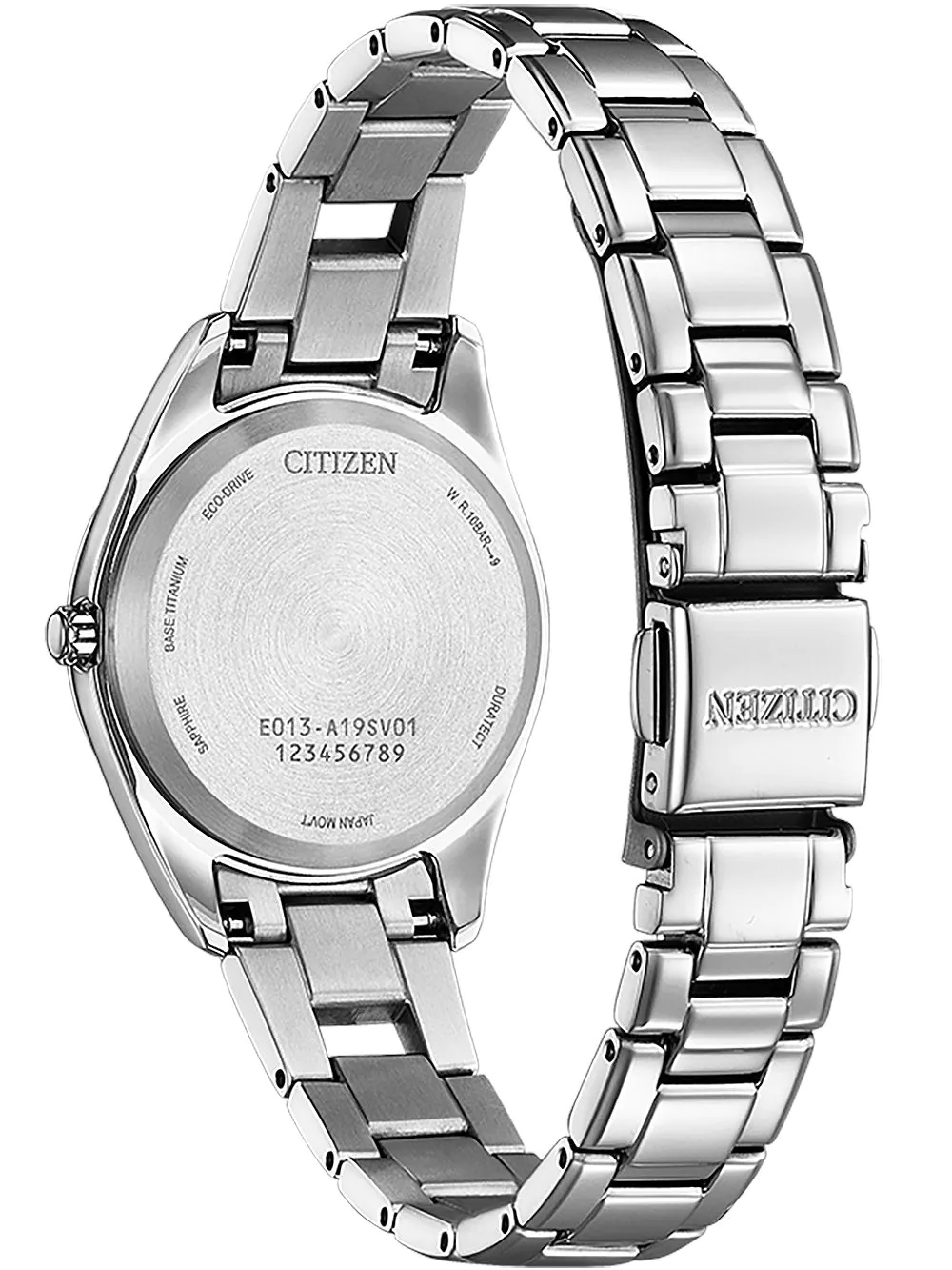 Citizen EW2601-81Z นาฬิกาผู้หญิง Eco-Drive Titanium Women's Watch