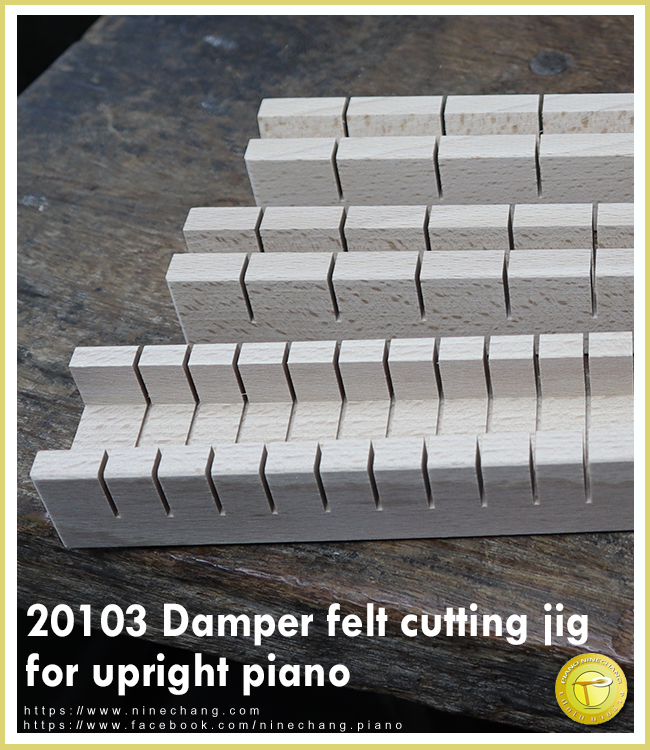 20103 Damper felt cutting jig (for upright piano)