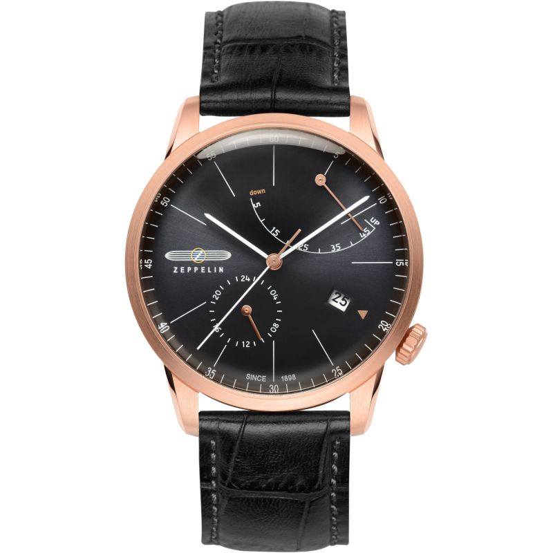 Zeppelin 7368-2 นาฬิกาผู้ชาย Flatline Automatic Men's Watch Made In Germany