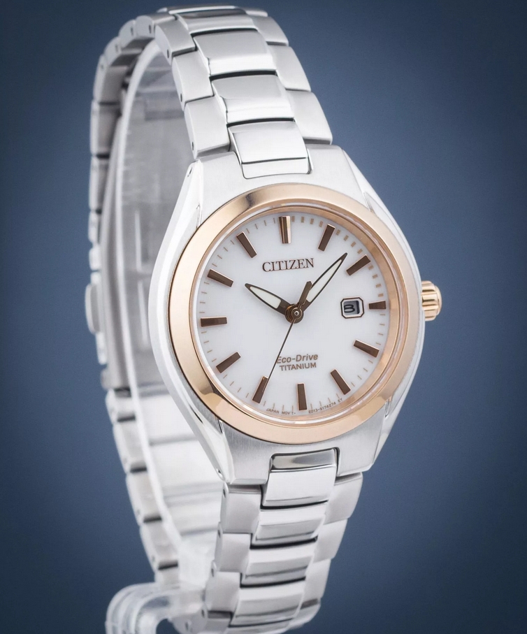 Citizen EW2616-83A นาฬิกาผู้หญิง Eco-Drive Titanium Women's Watch
