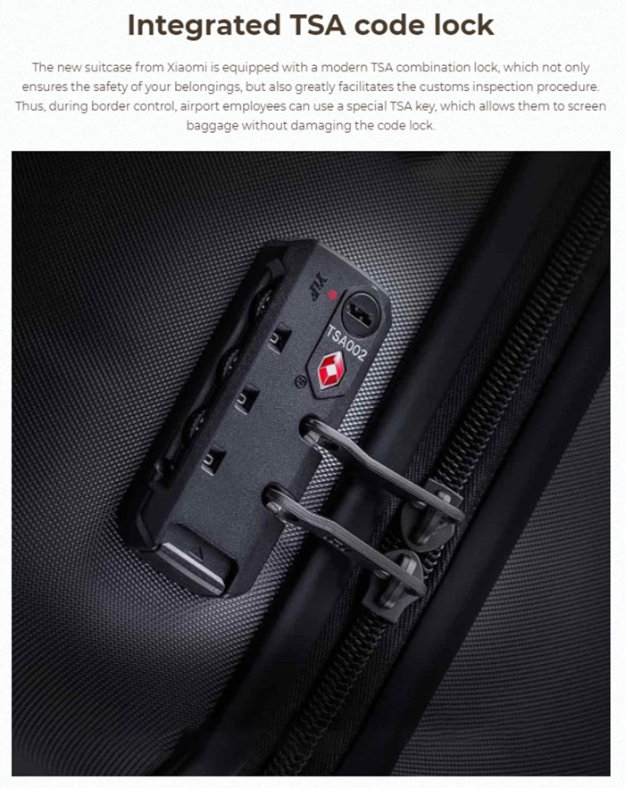 Xiaomi Suitcase 24inch - กระเป๋าเดินทางขนาด 24 นิ้ว