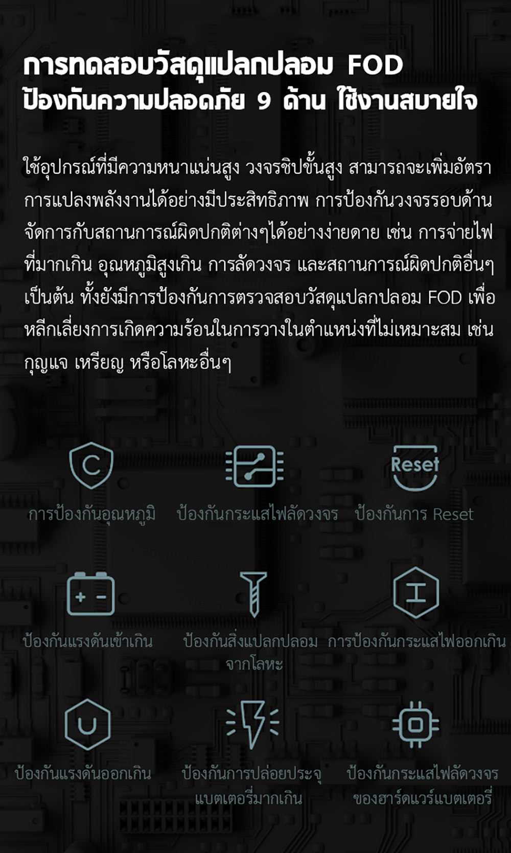 Xiaomi Wireless Charging Power Bank (Youth Edition) - แบตสำรองชาร์จไร้สายรุ่นยูธ 10000mAh