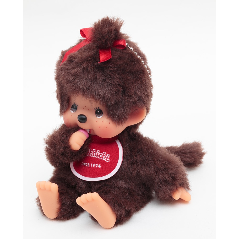 [PRE-ORDER] พวงกุญแจ ตุ๊กตา ม่อนชิชิ ออริจินอล หญิง Monchhichi Original Keychain Girl นำเข้าจากญี่ปุ่น モンチッチ キーチェーン 女の子 202485