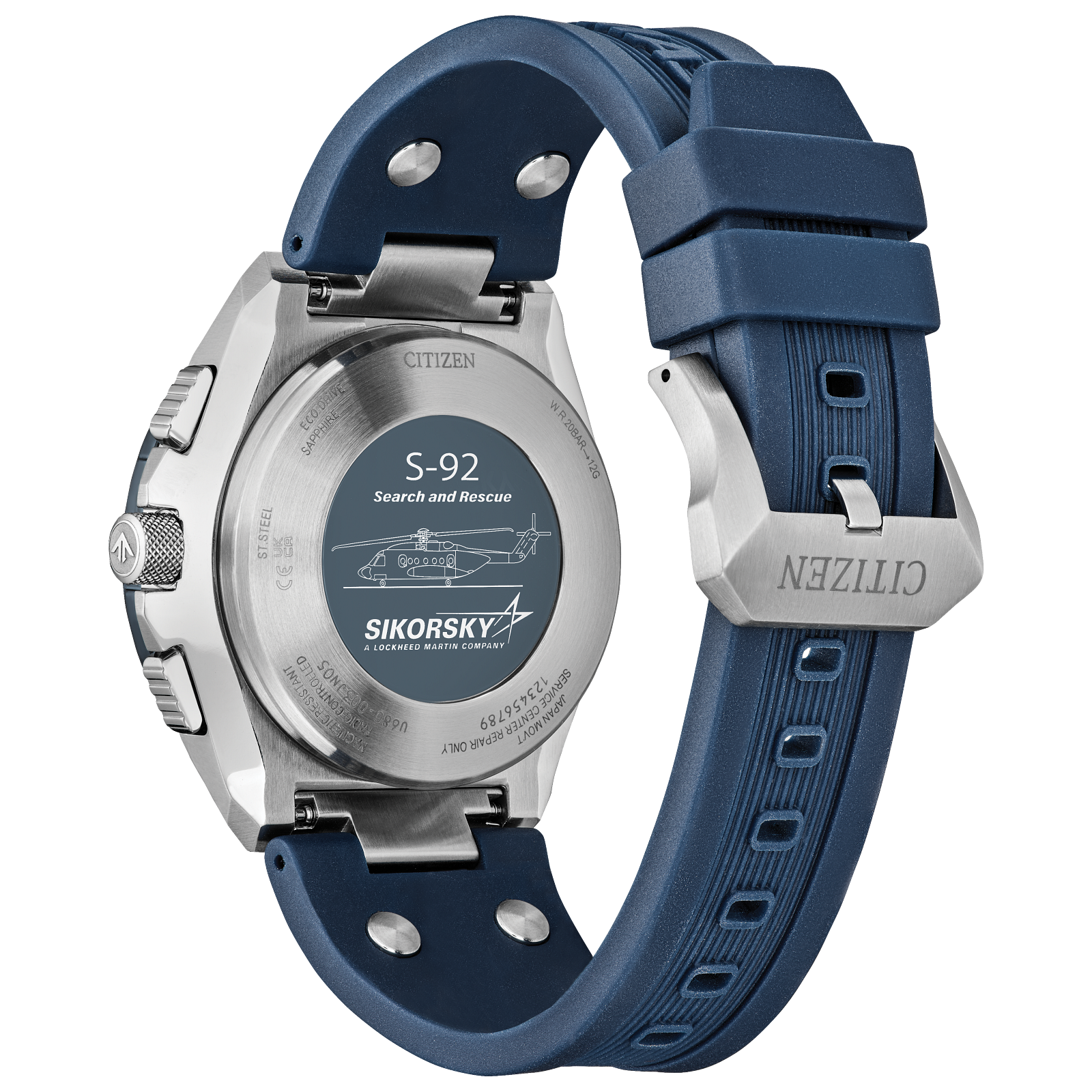 Citizen JY8156-00L นาฬิกาผู้ชาย SPECIAL EDITION Promaster Sikorsky Atomic Timekeeping Eco-Drive Men's Watch