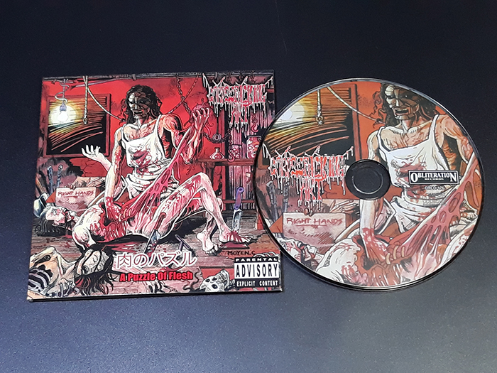 CORPSEFUCKING ART'A Puzzle Of Flesh' CD.