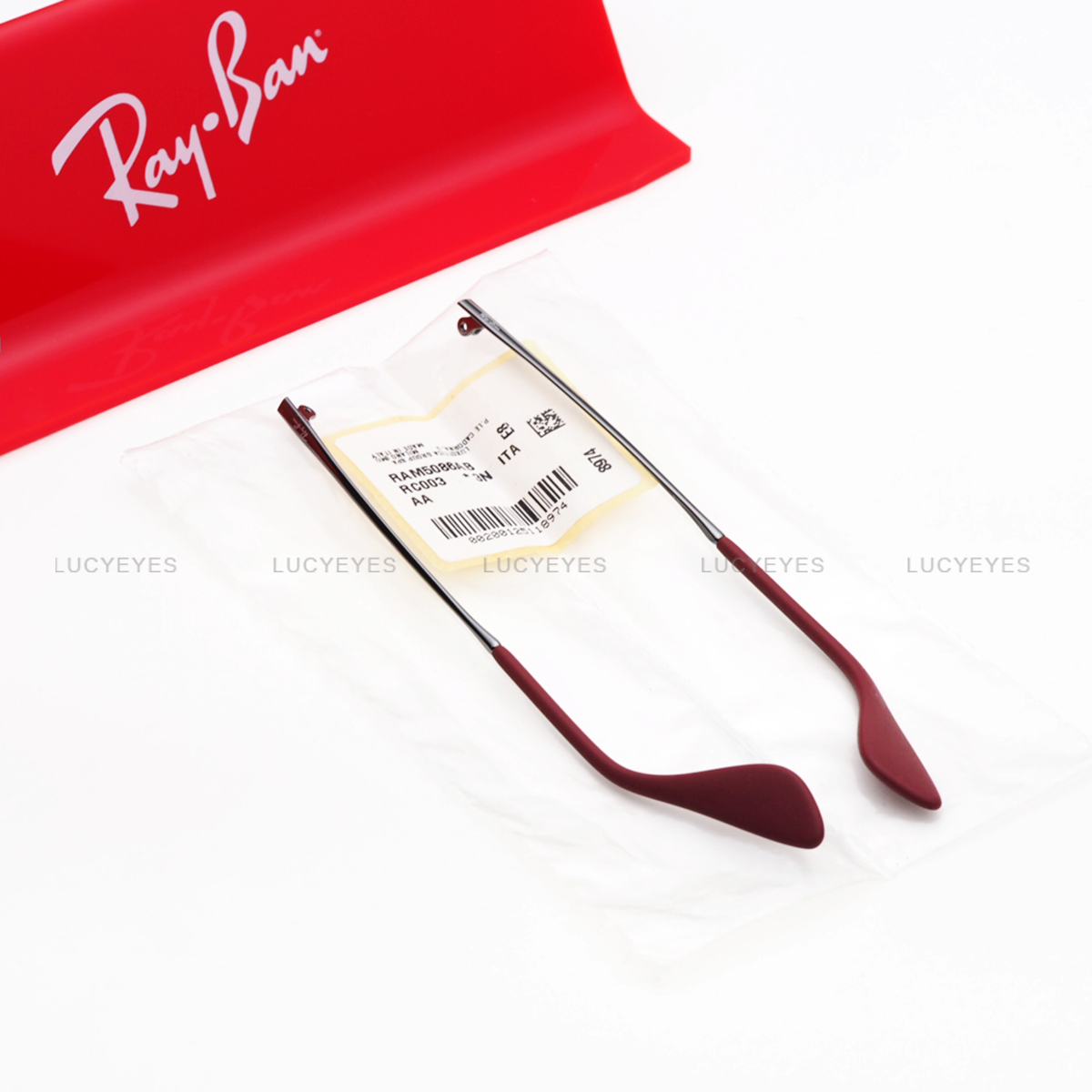 ขาแว่น RAYBAN แท้ 100% RB4171, ERIKA, RB4187F, CHRIS สีเงิน