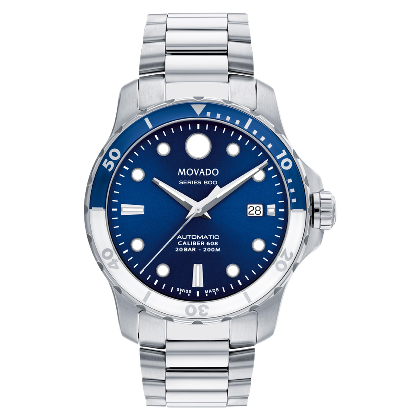 Movado 2600158 นาฬิกาผู้ชาย Series 800 Automatic Men's Watch