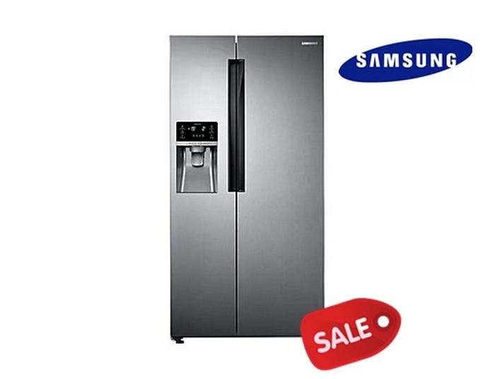 ตู้เย็น ไซด์บายไซด์ SBS 22.5 คิว Samsung รุ่น RS58K6407SL/ST
