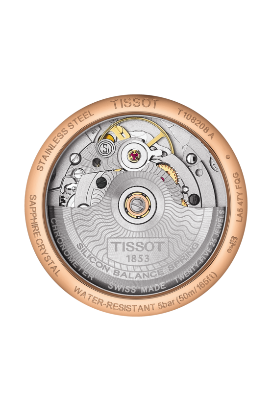 Tissot T108.208.33.117.00 นาฬิกาผู้หญิง Tissot รุ่น T1082083311700, Ballade Powermatic 80 Cosc Ladies Watch