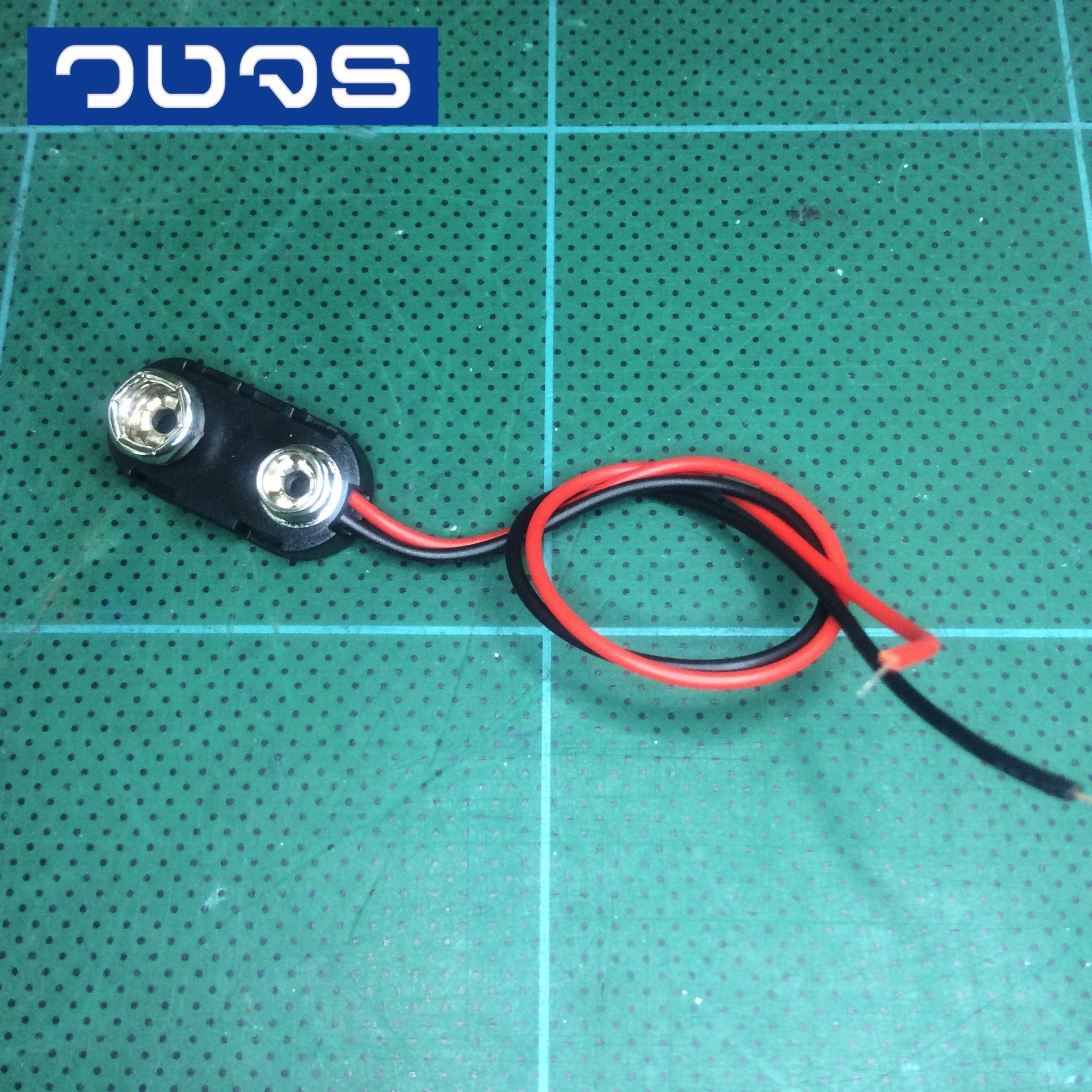 ขั้วถ่าน 9V พลาสติก สายไฟยาว 150 mm