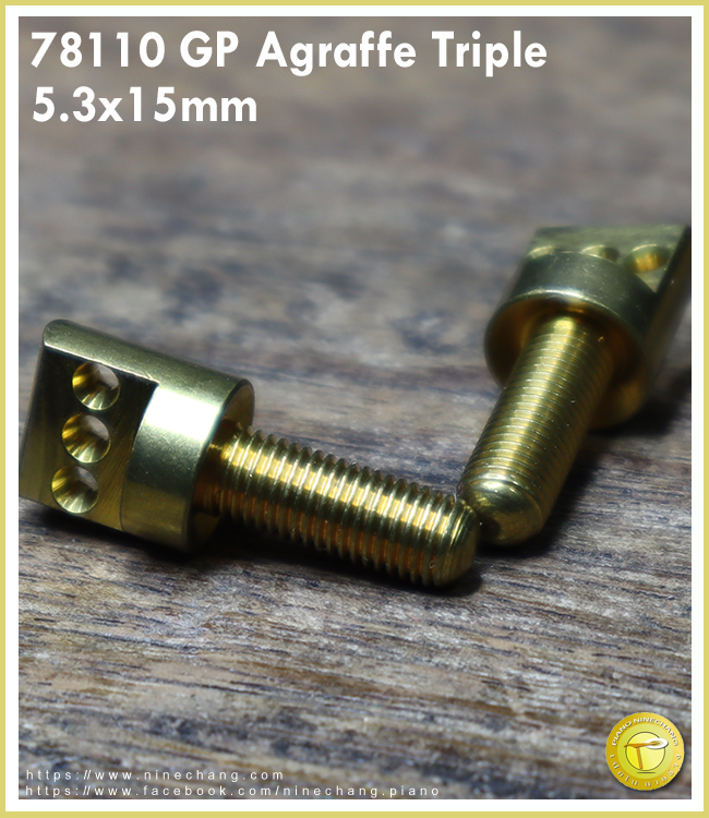 78110 GP Agraffe Triple 5.3x15mm
