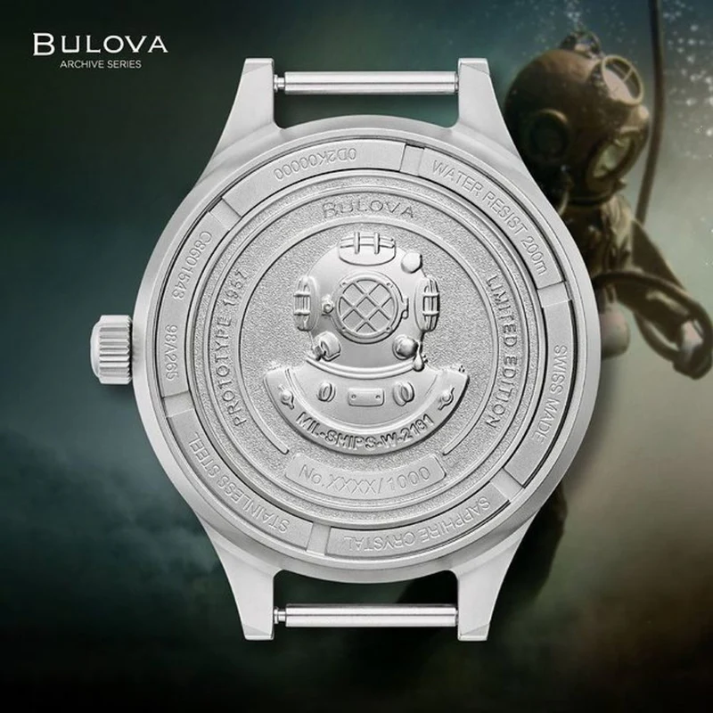 Bulova 98A266 นาฬิาผู้ชาย Archive Series Mil Ships W2181 Automatic Men's Watch