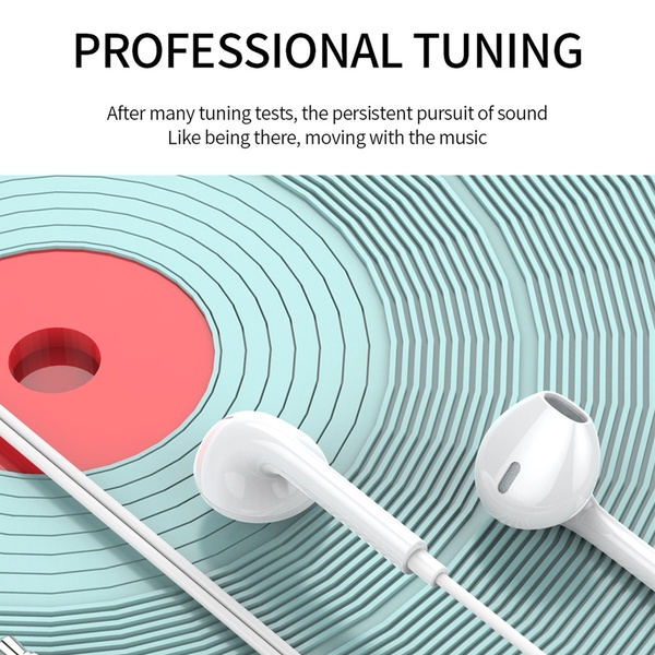 หูฟัง Sendem V10 มีไมค์ในตัว ทรง EAR-POD