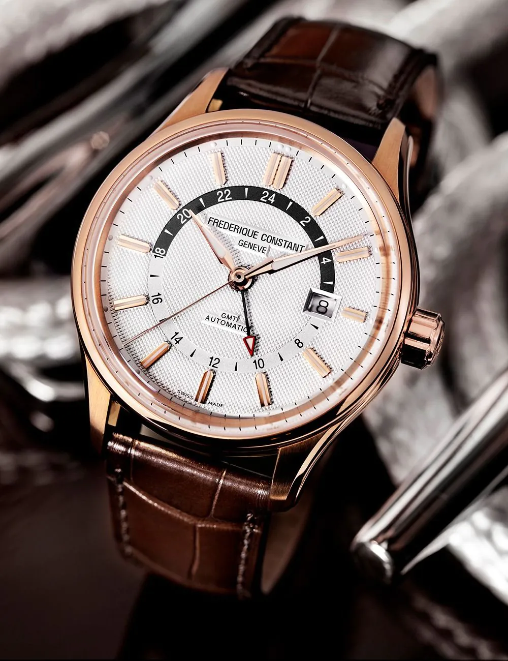 Frederique Constant FC-350VT4H4 นาฬิกาผู้ชาย Automatic Men's Watch