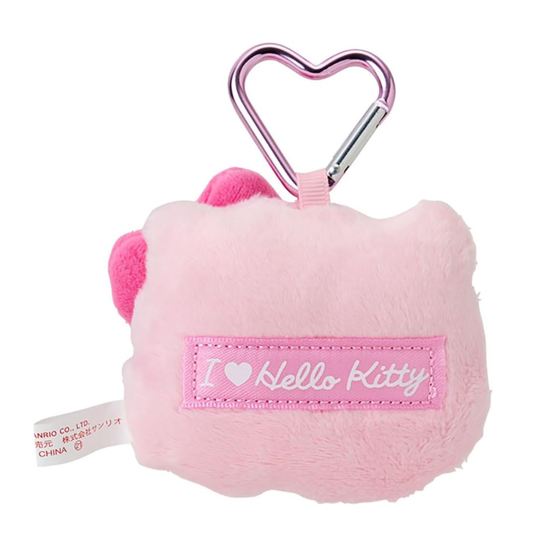 [PRE-ORDER] พวงกุญแจ คิตตี้ ข้อรูปหัวใจ I Love Hello Kitty Face Keychain サンリオ フェイス形マスコットホルダー ハローキティ ピンク 087572