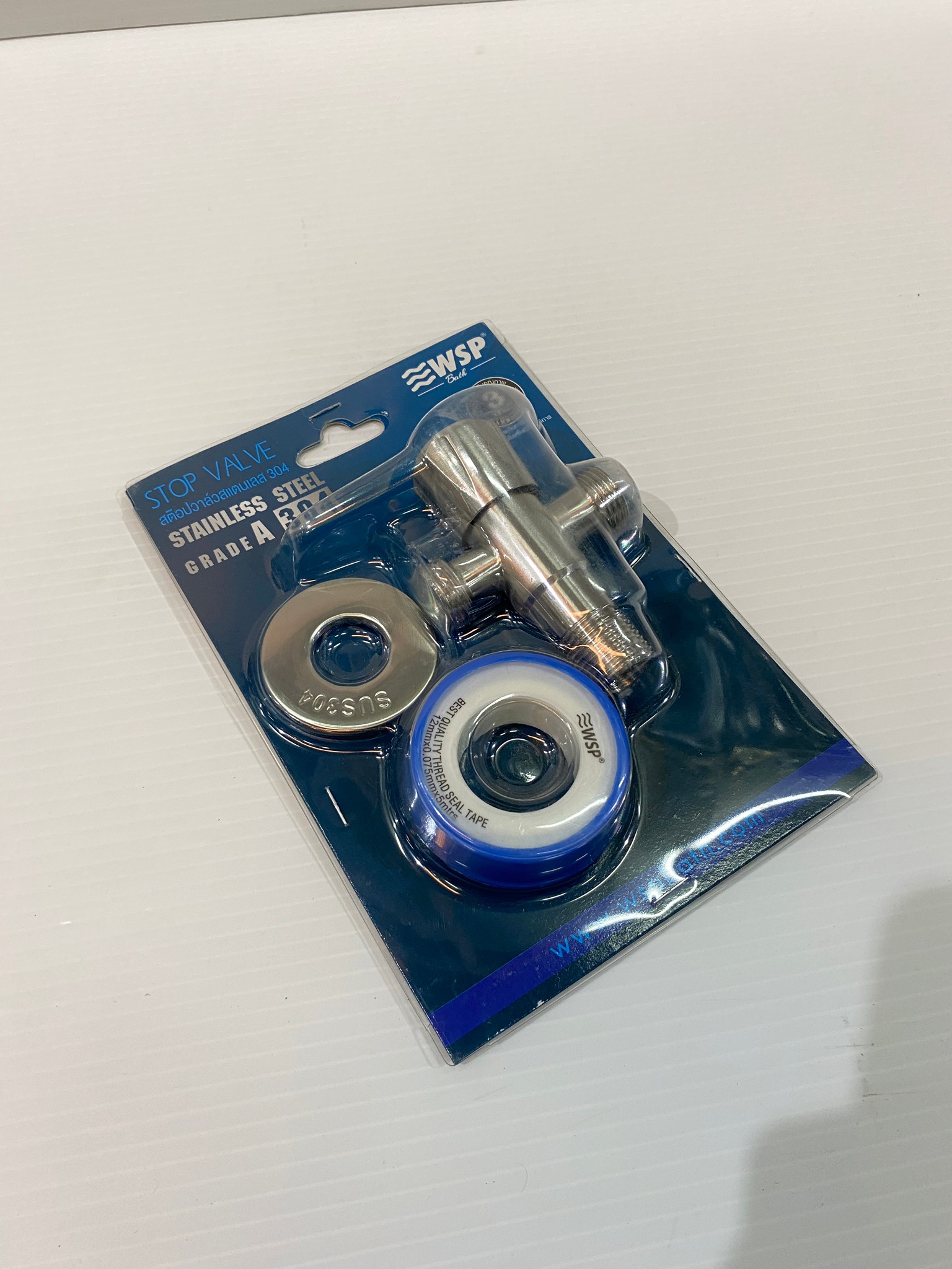 สต๊อปวาล์ว 2ทาง สแตนเลส304 รุ่น FVS-8205 WSP ของแท้ 100%