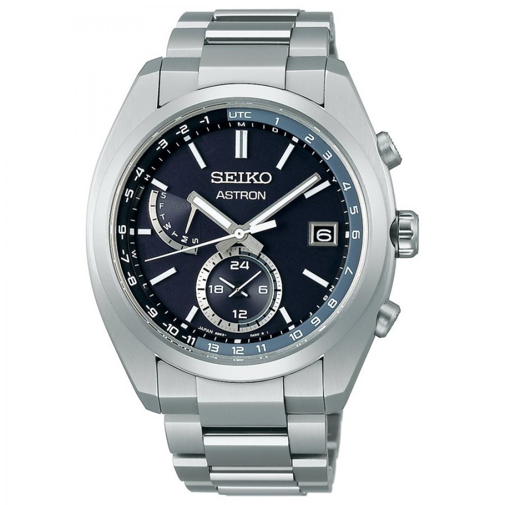 Seiko SBXY015 นาฬิกาผู้ชาย Astron Solar Radio Solar World Time Titanium Made in Japan Men's Watch