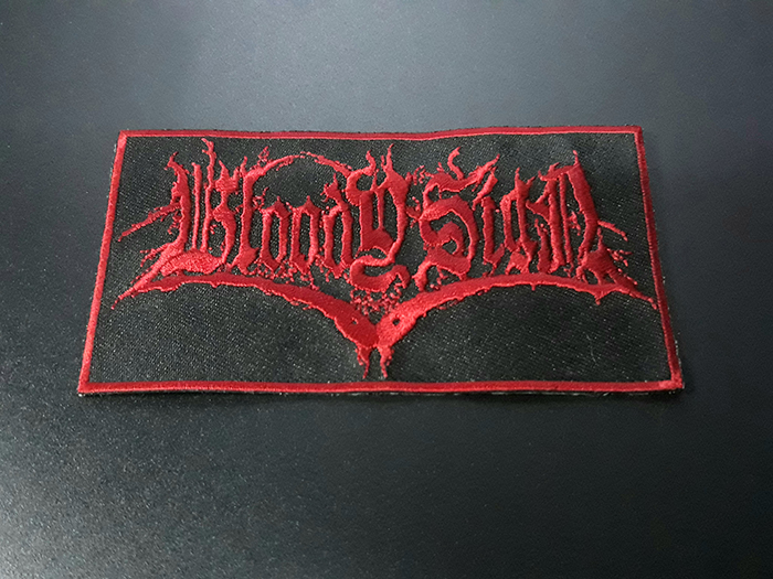 BLOODY SIGN'Band Logo' Embroidered Patch (อาร์มแบบปัก)