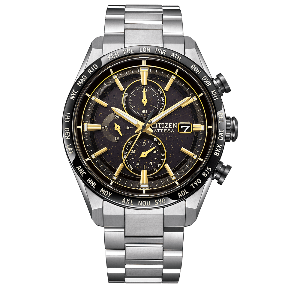 Citizen AT8184-57E นาฬิกาผู้ชาย Attesa Eco Drive Radio HINODE COLLECTION Limited Men's Watch