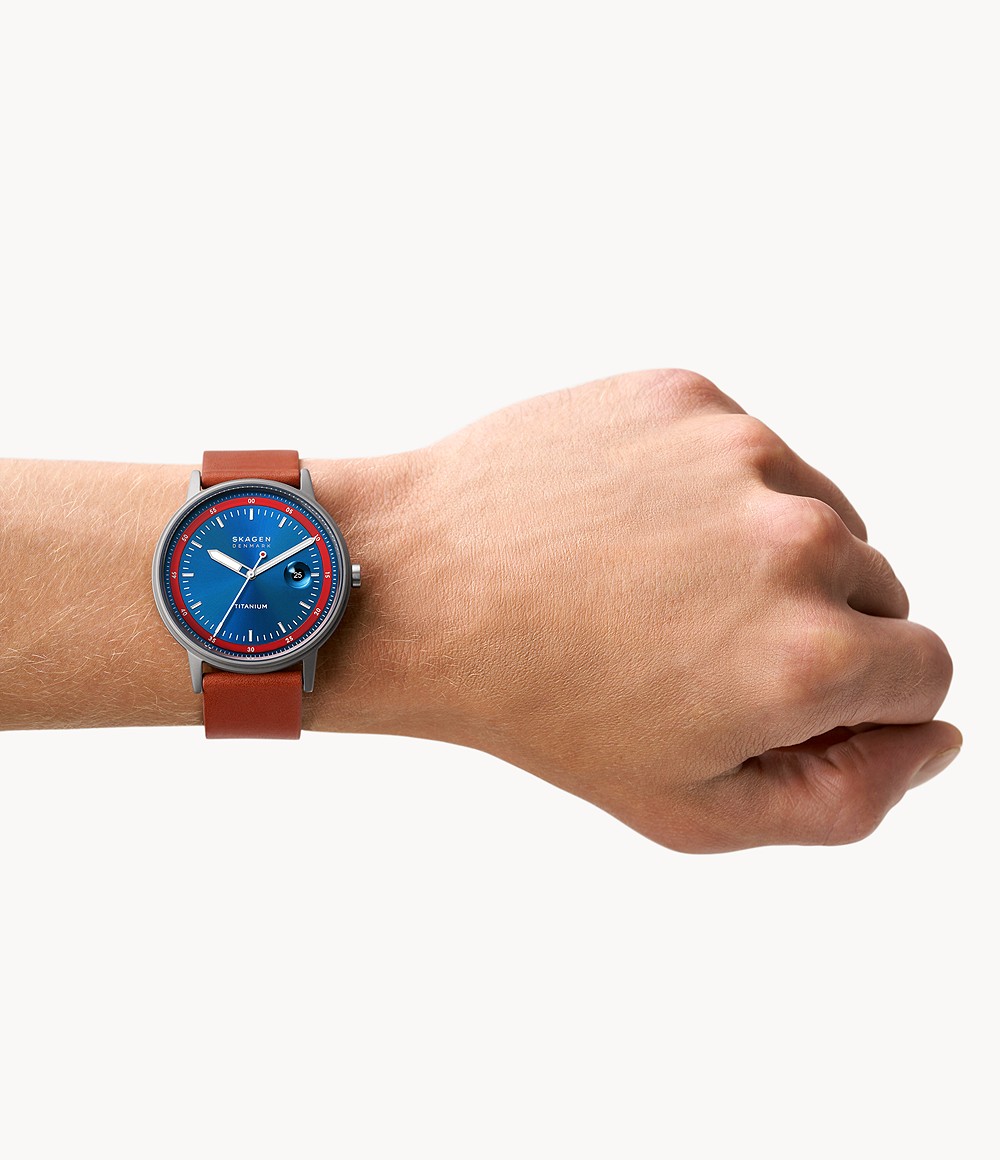 Skagen SKW6755 นาฬิกาผู้ชาย Henriksen Titanium Quartz Men's Watch