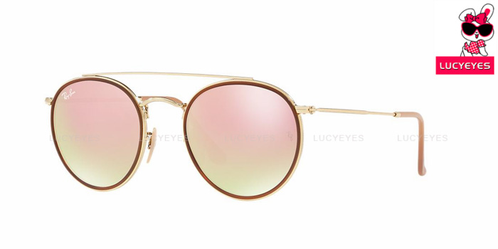 RayBan RB3647N 001/7O ROUND DOUBLE BRIDGE