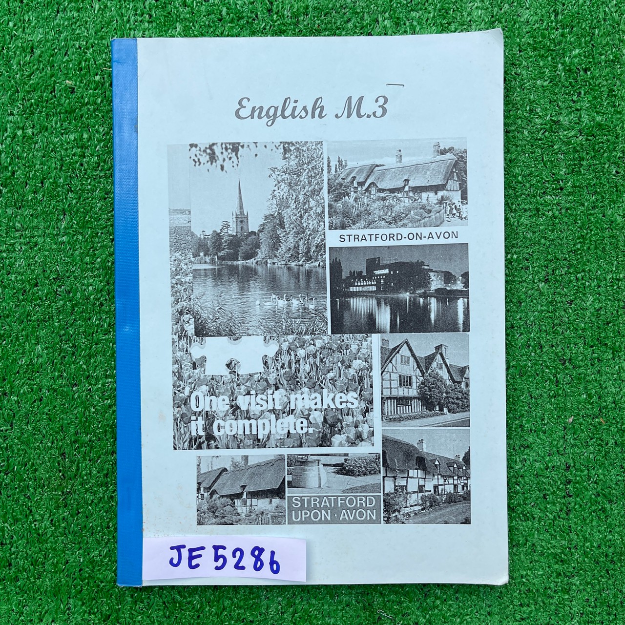 JE5286 [พี่ถ้วย บ้านคำนวณ] ภาษาอังกฤษม.3 คอร์ส3 แบบฝึกหัดเยอะ มีทำไปบ้างแต่น้อยมาก แบบฝึกหัดว่างเยอะมีชีทเฉลยให้ (ไม่ได้ถ่ายรูปชีทเฉลย) ขาย 650฿
