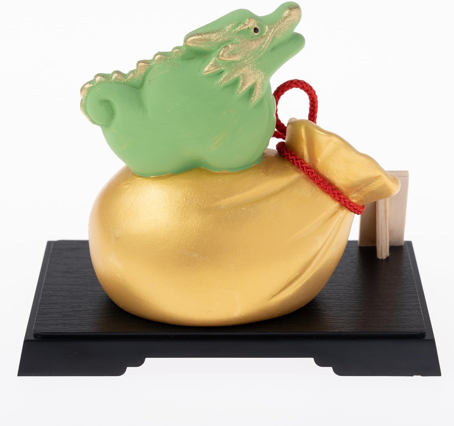 [PRE-ORDER] มังกรเขียว บนถุงทอง ถุงสมบัติ ของมงคลญี่ปุ่น ฮวงจุ้ยโต๊ะทำงาน เสริมโชคลาภ ปีมังกร นำเข้าจากญี่ปุ่น Dragon Zodiac 2024