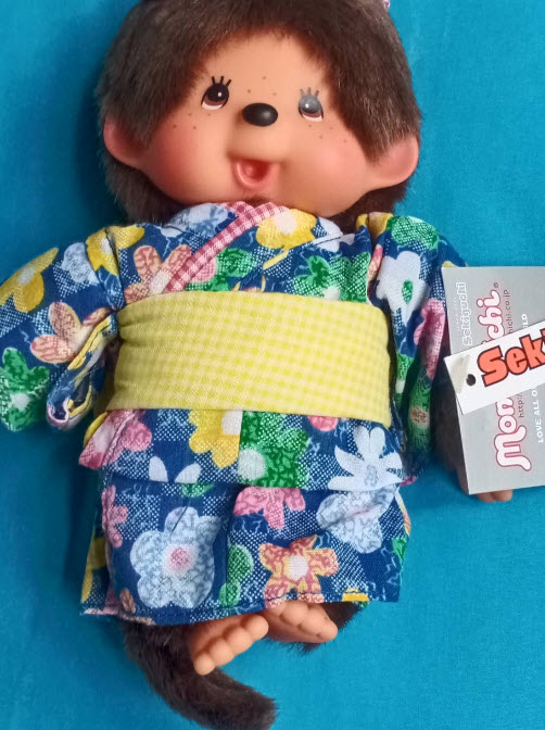 มอนชิชิ (Monchhichi) ชุดกิโมโน ขนาด 8 นิ้ว