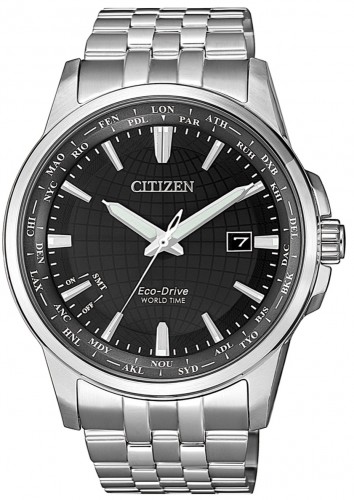 Citizen BX1001-89E นาฬิกาผู้ชาย Eco-Drive World Time Perpetual Men's Watch