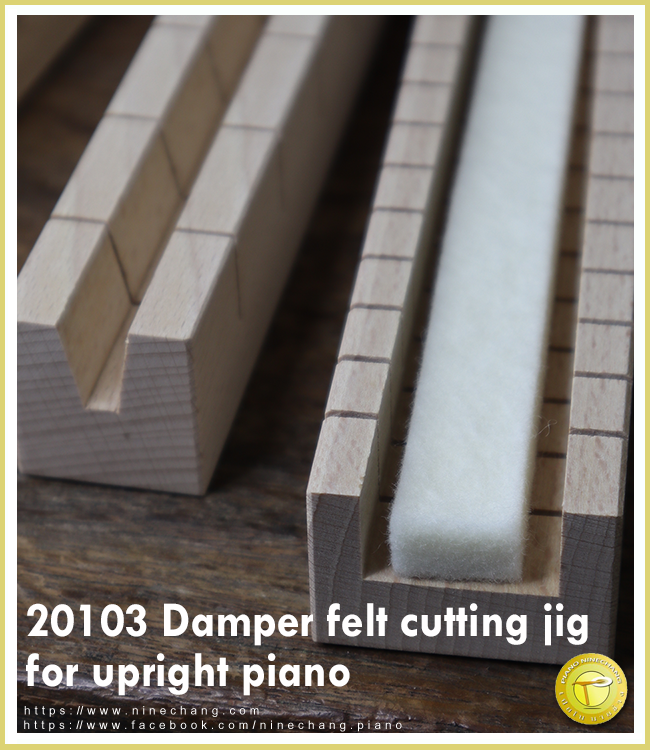 20103 Damper felt cutting jig (for upright piano)