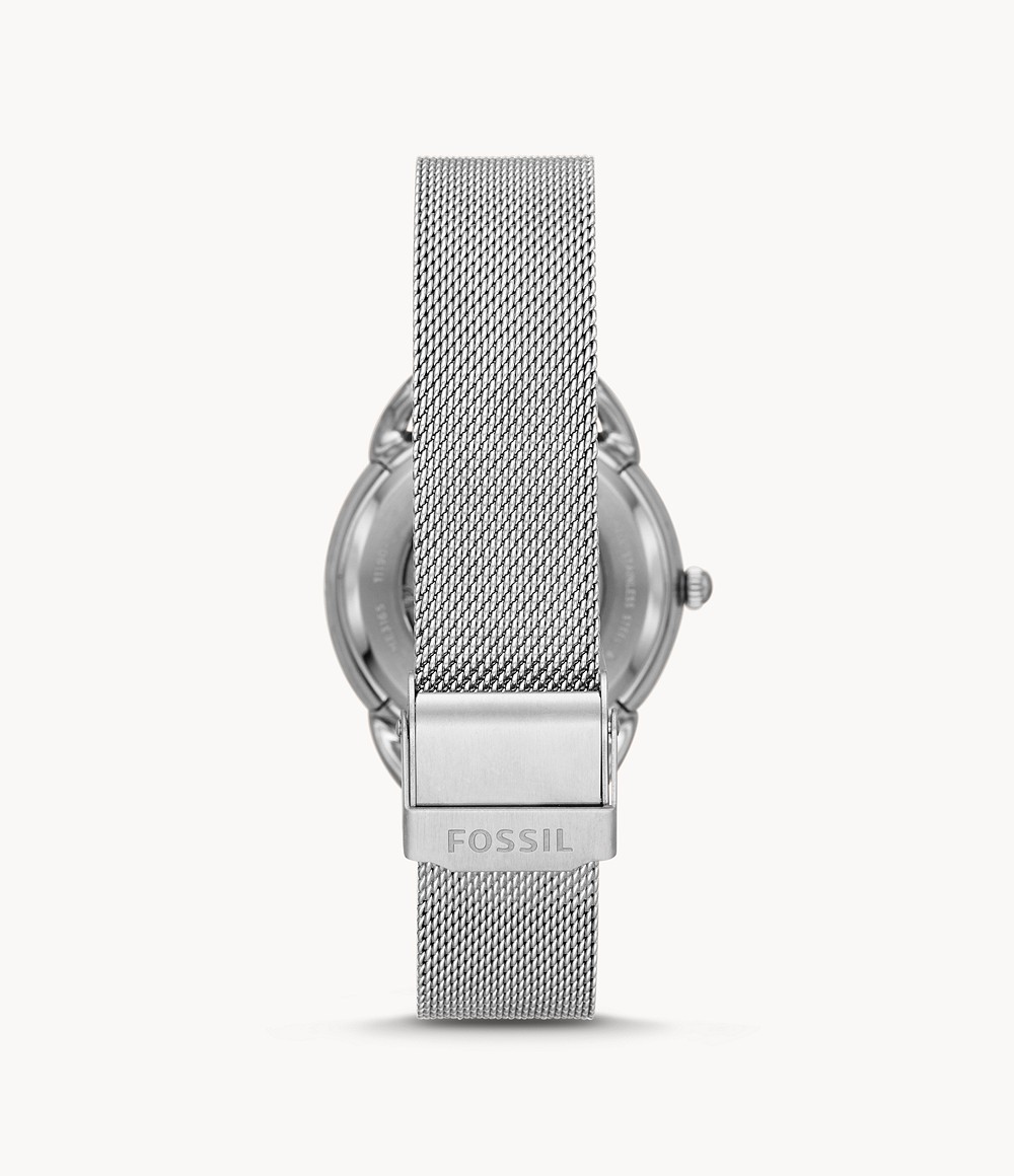 Fossil ME3166 นาฬิกาผู้หญิง Tailor Mechanical Stainless Steel Women's Watch