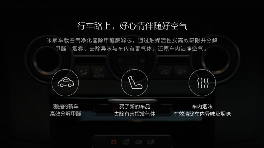 Xiaomi MiJia Car Air Purifier Filter (Formaldehyde Edition) -ไส้กรองเครื่องฟอกอากาศในรถ Xiaomi รุ่น Formaldehyde