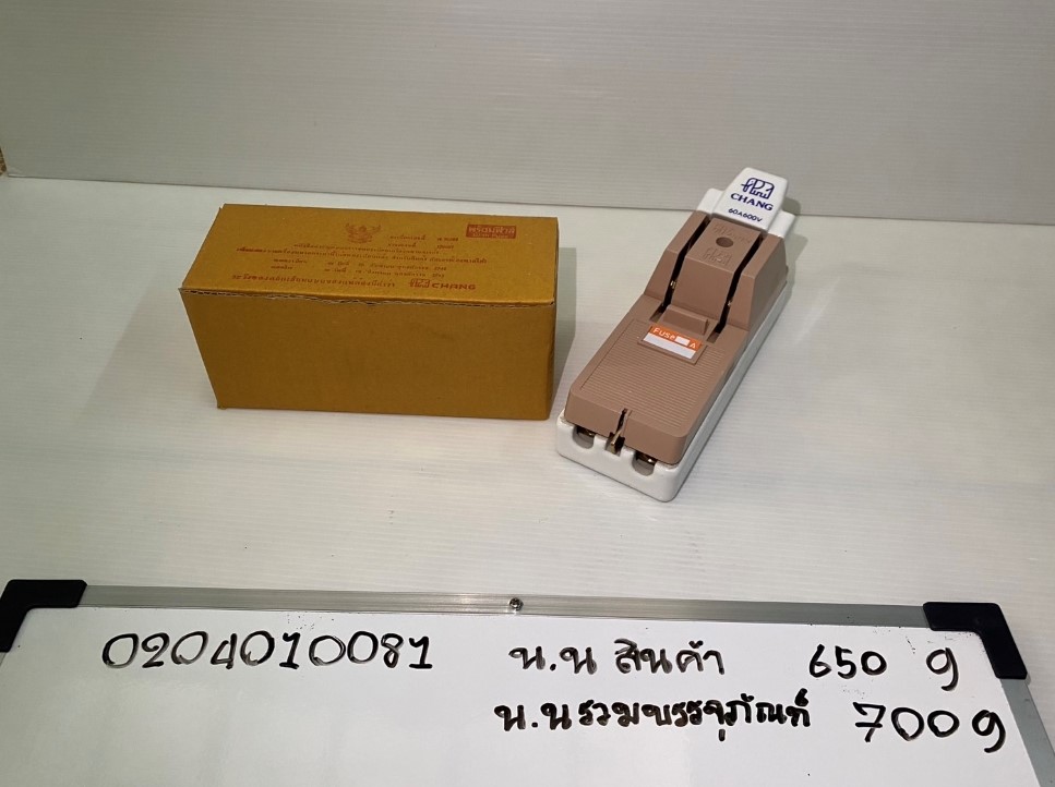 คัทเอาท์ 60Ax2P ตราช้างแท้ (กล่องครุฑแดง)