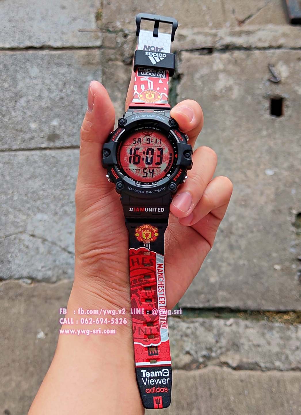 CASIO CUSTOM Man United (AE-1500WH)