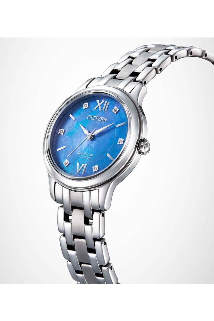Citizen EM0720-85N นาฬิกาผู้หญิง Eco-Drive Titanium Women's Watch