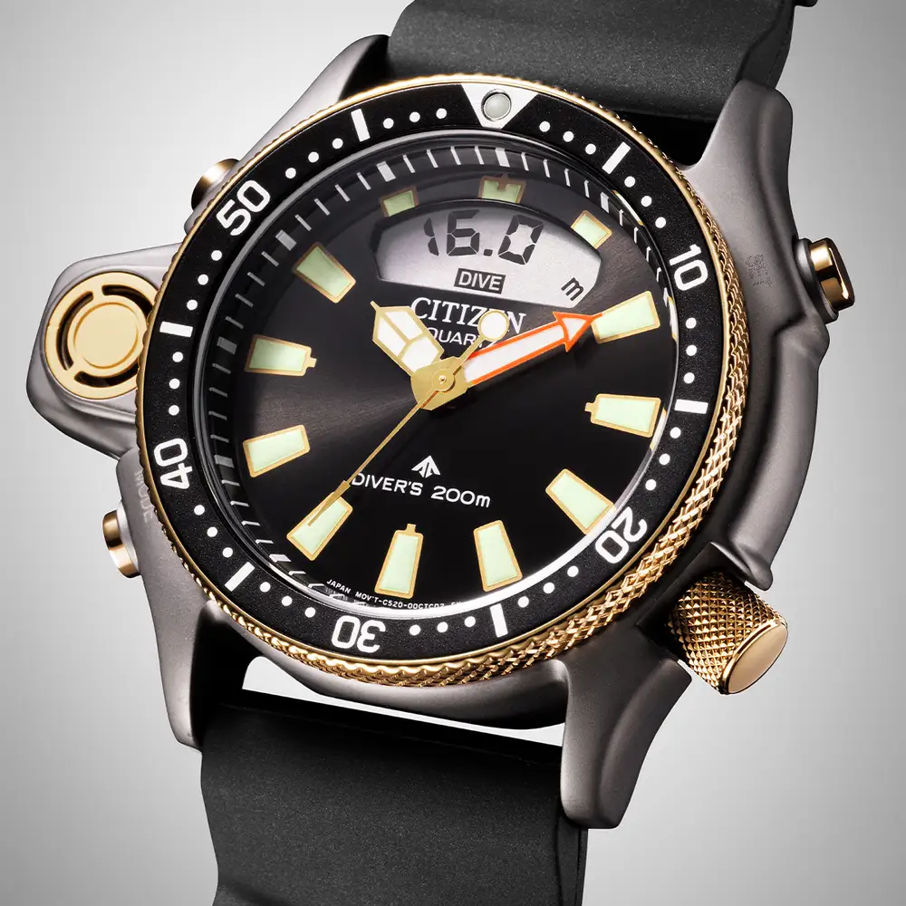 Citizen JP2008-06E นาฬิกาผู้ชาย Promaster Aqualand 40th Limited Edition Men's Watch