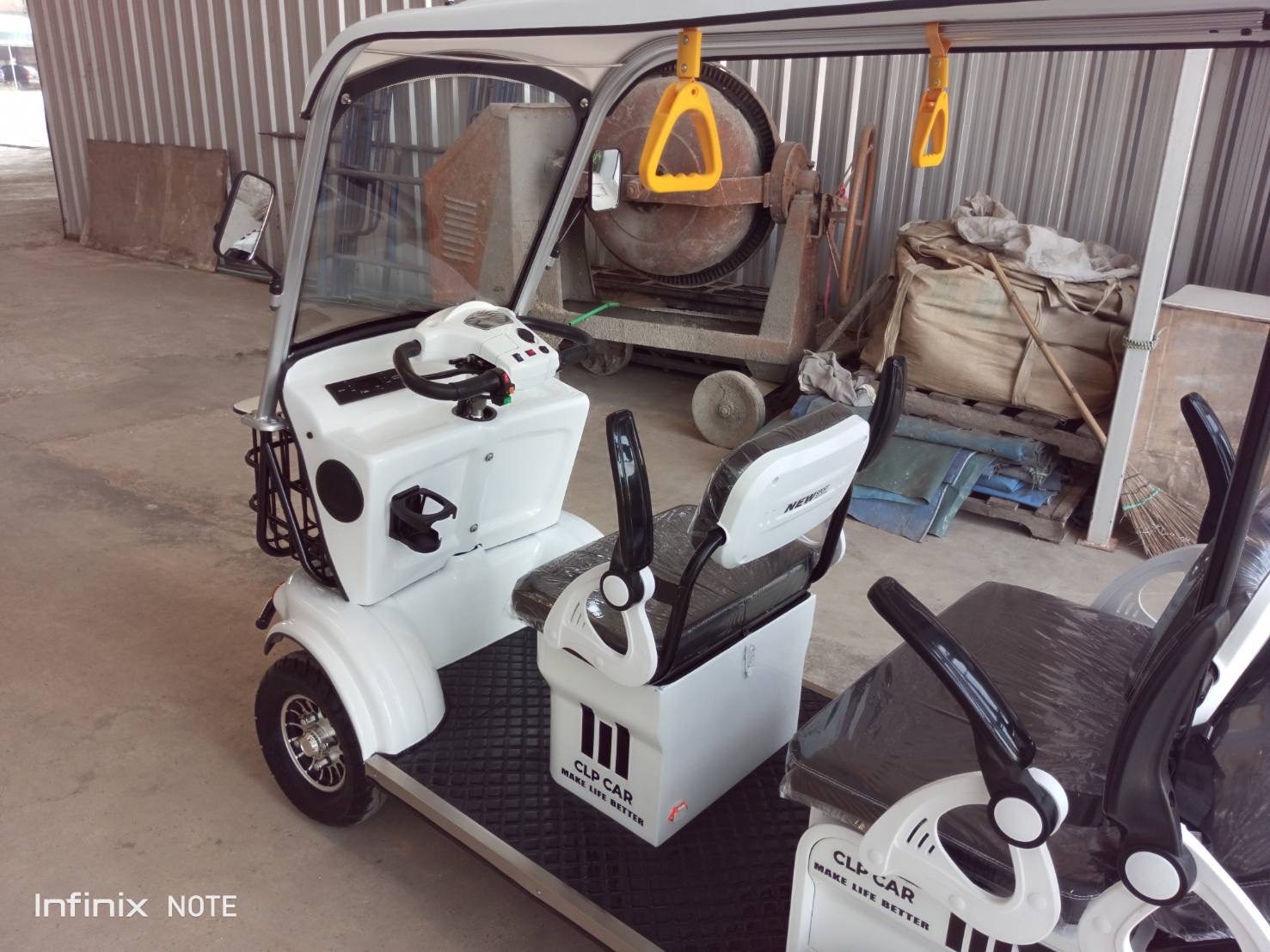 รถไฟฟ้า 4 ล้อ 4-5 ที่นั่ง รุ่น M-01T ยี่ห้อ CLP CAR ขับแฮนด์บิด