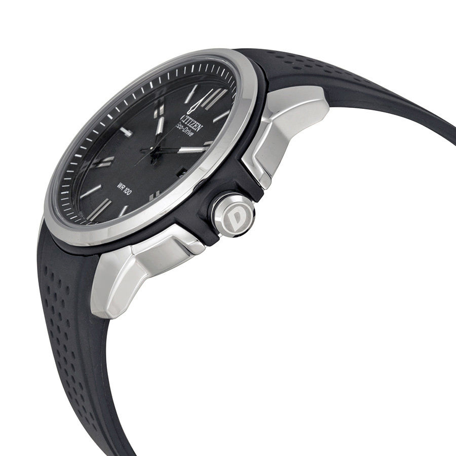 Citizen AW1150-07E นาฬิกาผู้ชาย Citizen Eco Drive รุ่น AW1150-07E, AR Black Dial Men's Watch