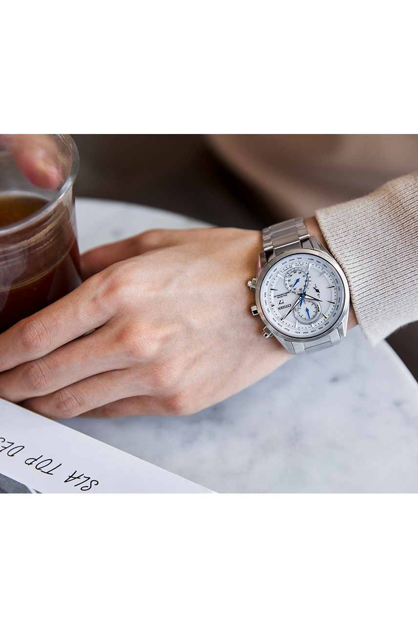 Citizen AT8260-85A นาฬิกาผู้ชาย Radio Controlled Eco-Drive Men's Watch