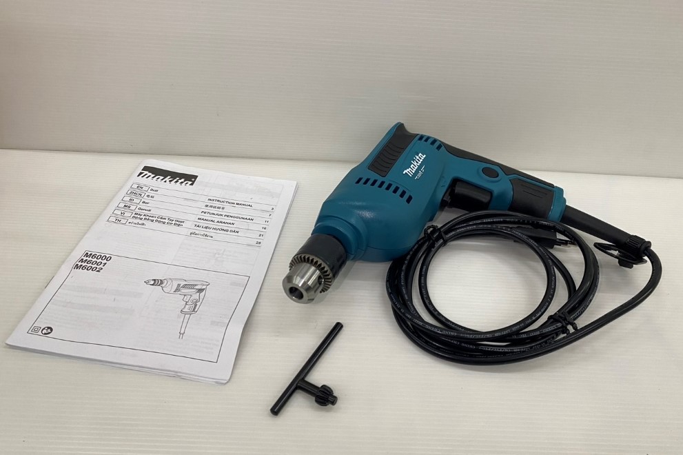 สว่านไฟฟ้า 3หุนx450w NO.M6001B ปรับรอบซ้าย-ขวา หัวจำปา Makita (MT606)