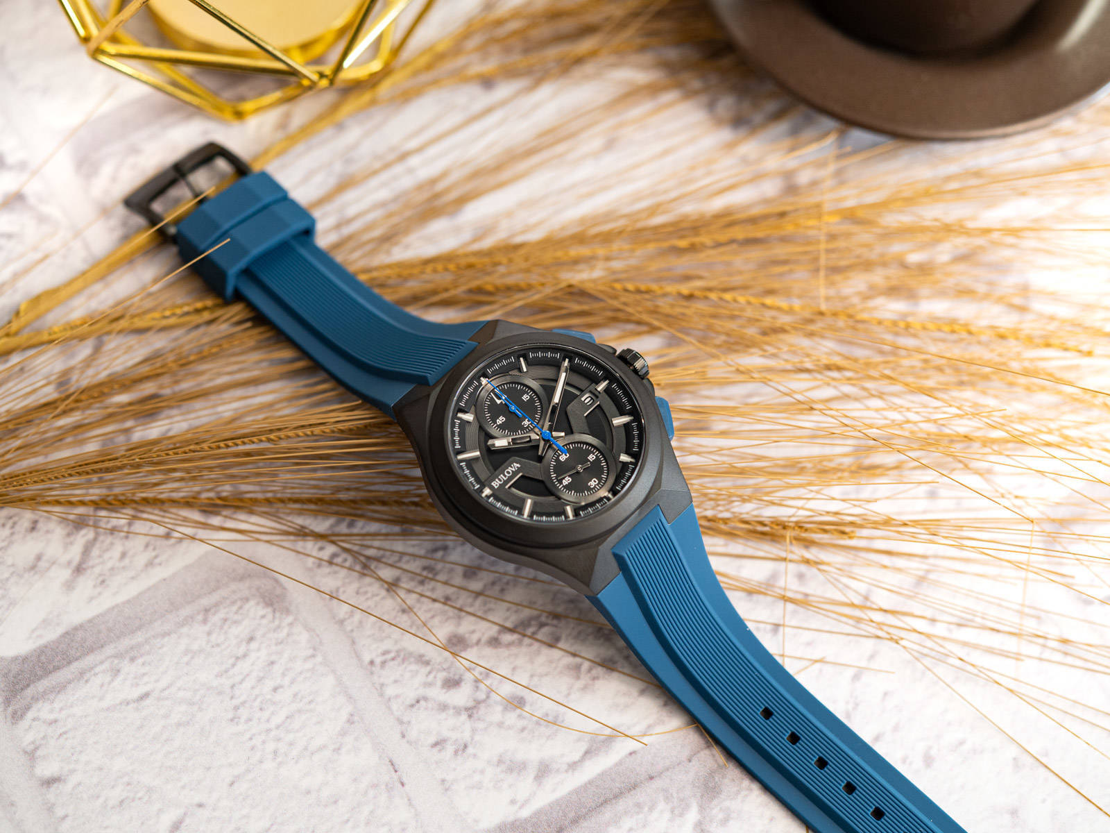 Bulova 98B380 นาฬิกาผู้ชาย Maquina Chronograph Quartz Men's Watch