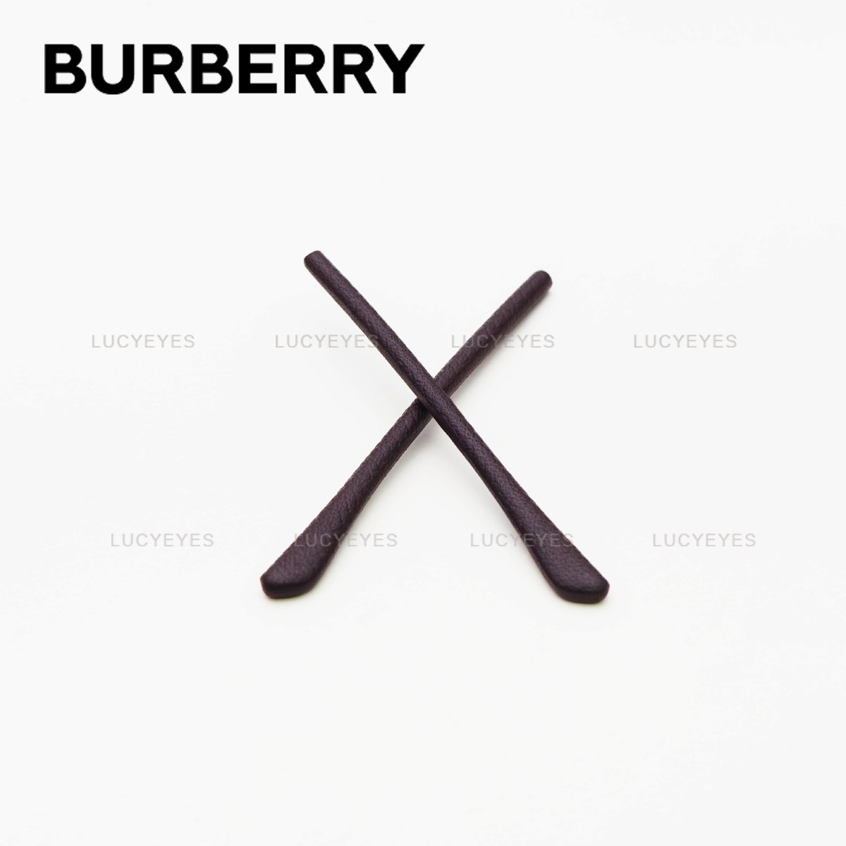 ยางหุ้มขาแว่น Burberry, BE4202Q Sunglasses หนังแท้ 100% (สีน้ำตาล)
