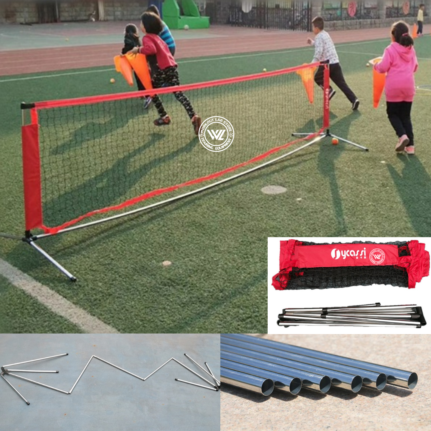 ชุดตาข่ายเทนนิส / Soccer Tennis 3.1m*0.8m