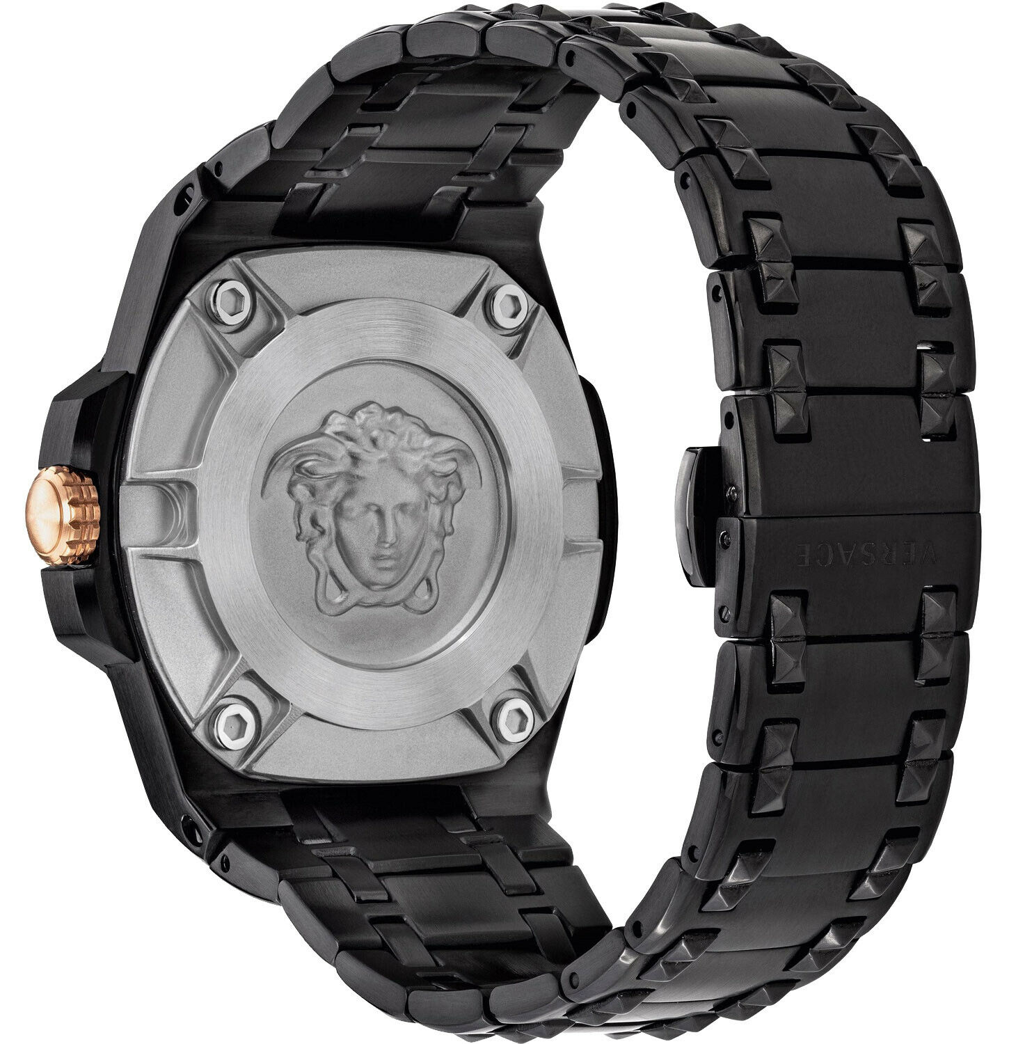 Versace VEDY00719 นาฬิกาผู้ชาย Chain Reaction Quartz Swiss Made Men's Watch