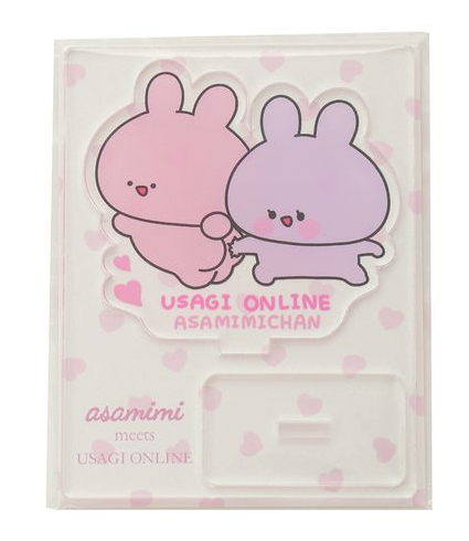 [PRE-ORDER] Asamimi-chan x USAGI Online Acrylic stand มินิอะคริลิค 6 x 6 cm อาซามิมิจัง อาเนะมิมิจัง あさみみちゃん アクリルスタンド