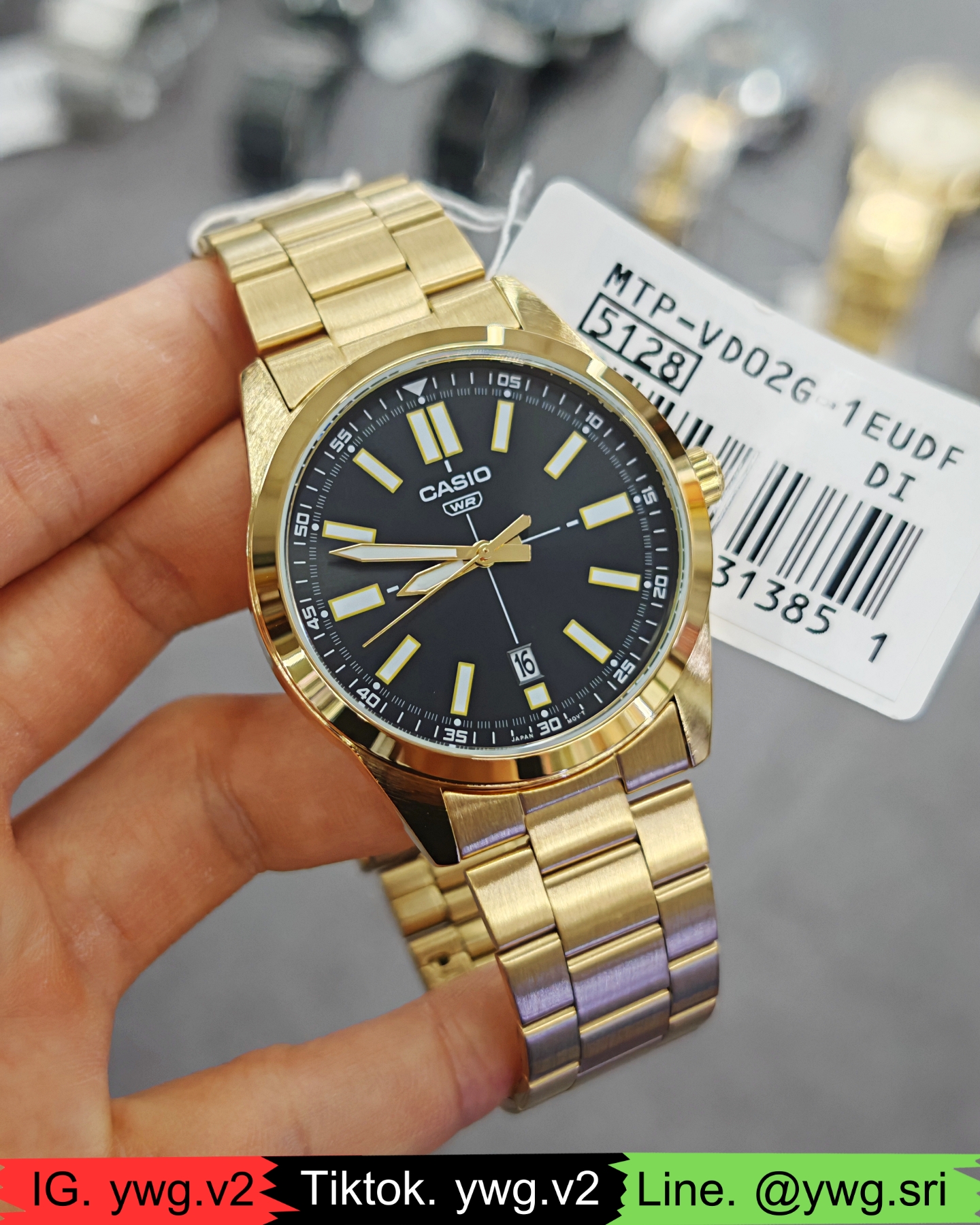 CASIO รุ่น MTP-VD02G-1E